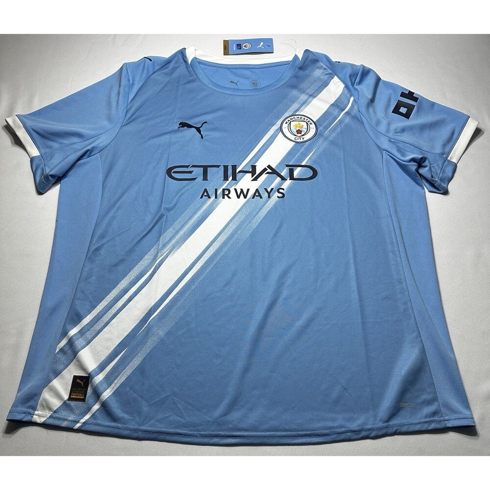 Puma Manchester City Home Jersey Mens Size XXL 2XL Authentic 780338 NWT New - Picture 1 of 15